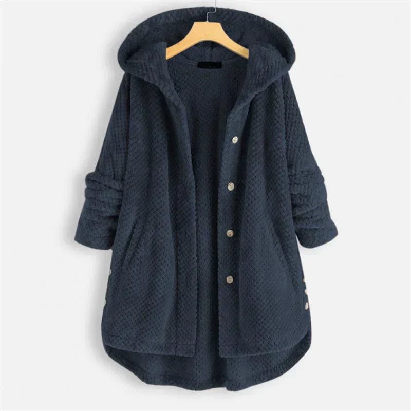Comfortabele en elegante dames winterjas, modieus design voor een chique uitstraling.