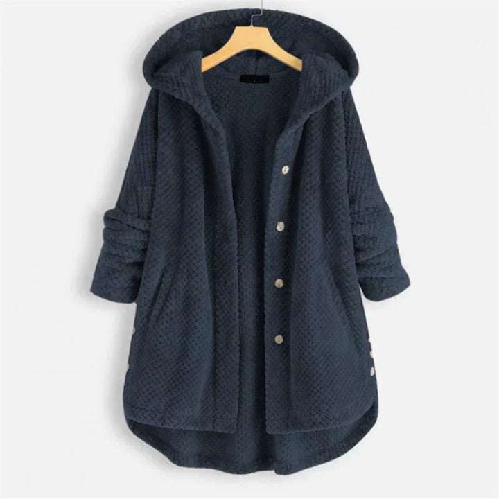 Comfortabele en elegante dames winterjas, modieus design voor een chique uitstraling.