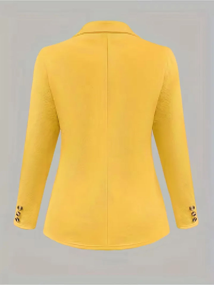 Stijlvolle damesblazer voor lente en herfst, eenvoudig te combineren.