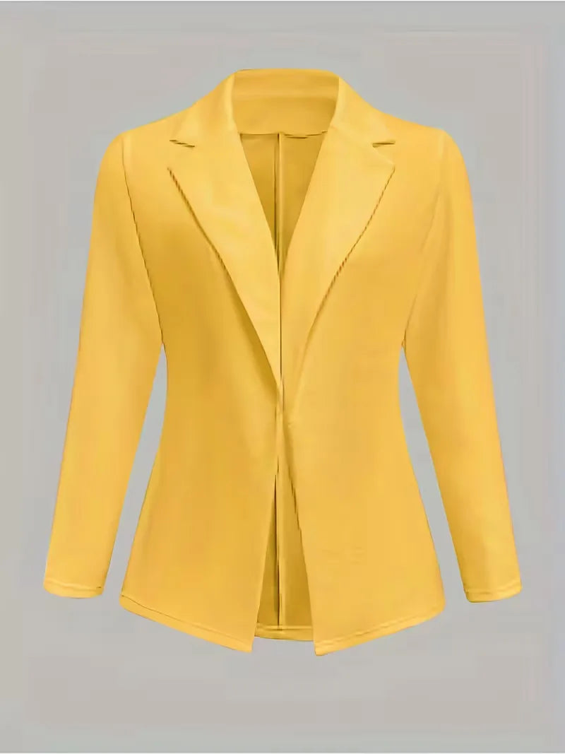 Elegante damesblazer, essentieel voor een tijdloze look en zakelijke stijl.