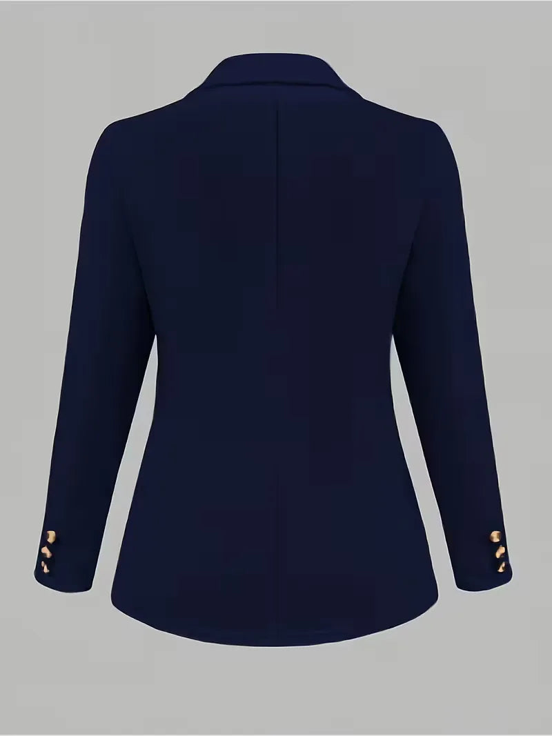 Modieuze zakelijke damesblazer, combineert comfort met elegantie.