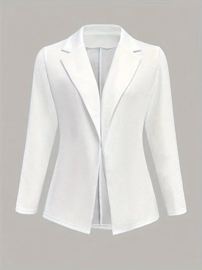 Modieuze blazer voor vrouwen met lange mouwen, geschikt voor lente/herfst.