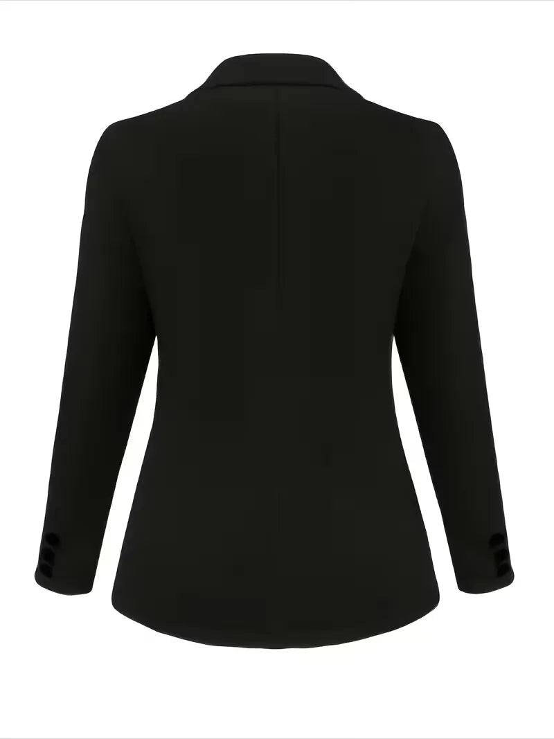 Chique lange mouwen blazer voor dames, een must-have voor elke garderobe.