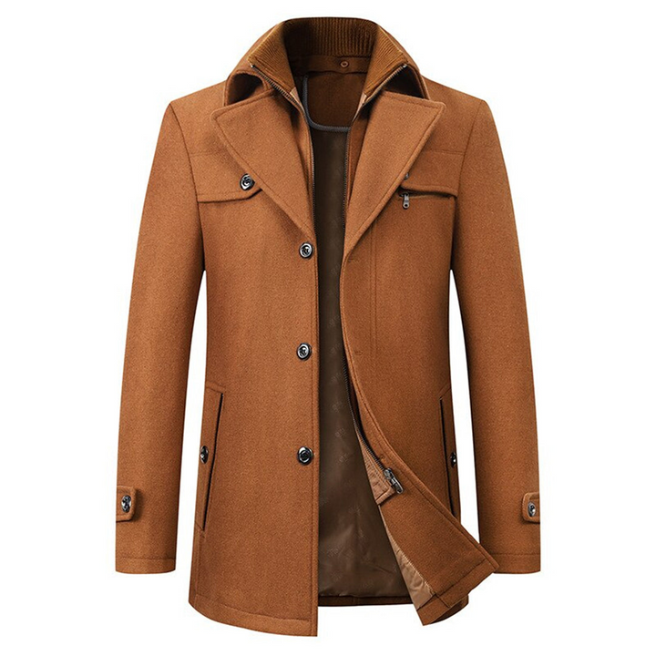 Warme heren winterjas, ideaal voor koude dagen. Comfortabele en stijlvolle herenkleding.