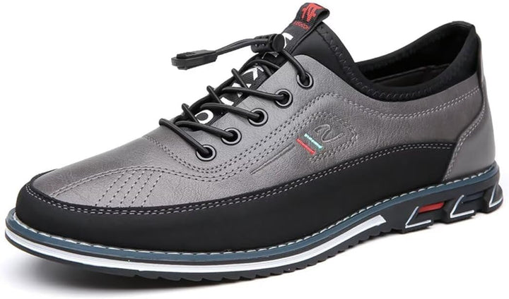 "Elegante formele heren schoenen van leer met tijdloos ontwerp, elastische veters, ademend materiaal en lichte schokabsorptie