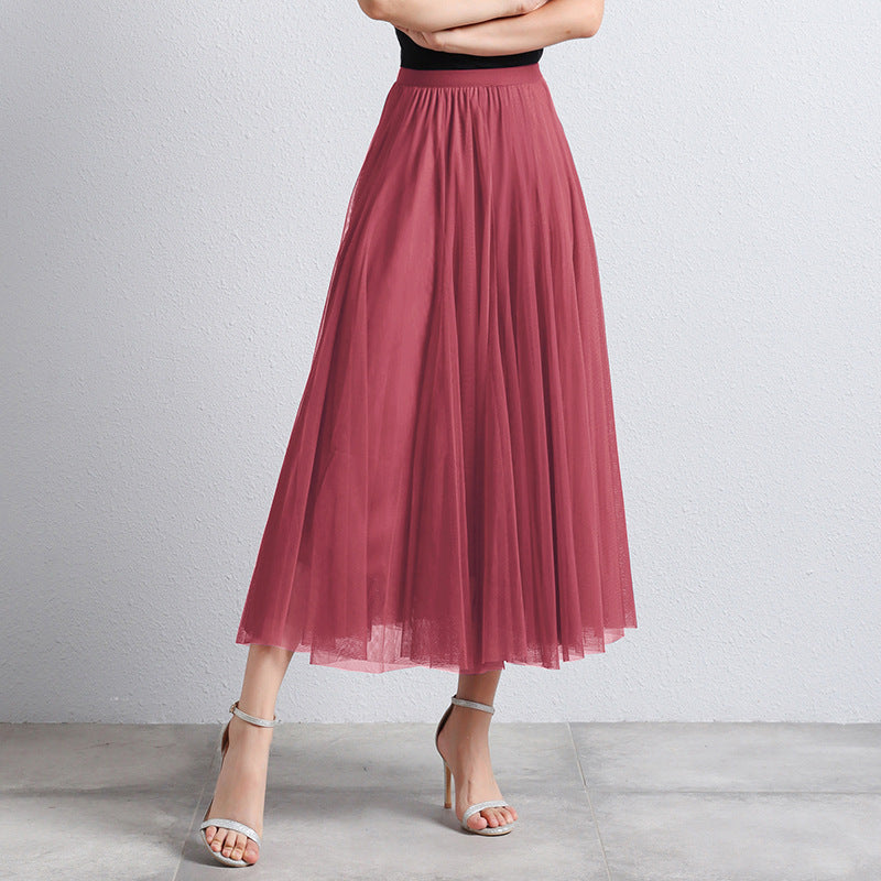 Modieuze veelkleurige dames maxi rok, gelaagd A-lijn design. Ideaal voor een vrolijke en stijlvolle look.