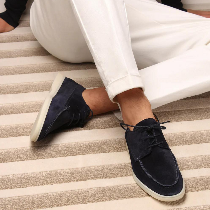 "Elegante heren suède instappers met comfortabele pasvorm en duurzame zool, perfect voor zowel formele als informele gelegenh
