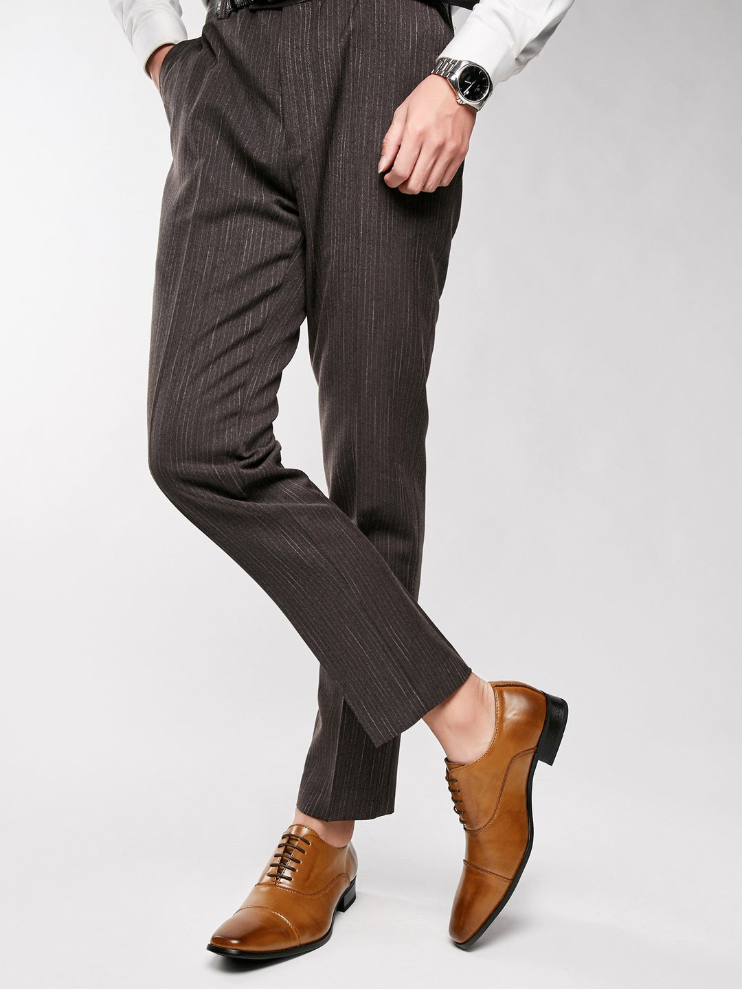 "Elegante heren veterschoenen, echt leer, glad gepolijst, klassieke stijl voor formele gelegenheden, comfortabele pasvorm."