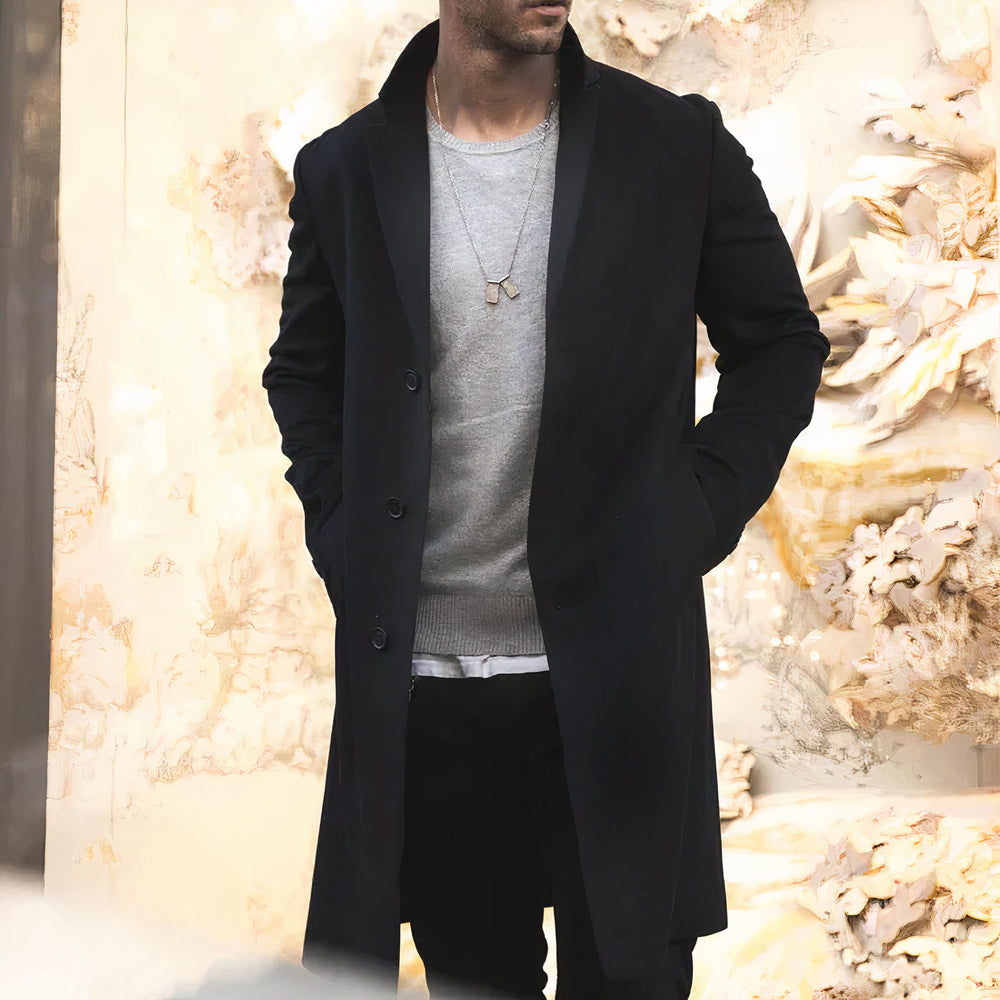 "Elegante herenjas in kaki met tijdloze stijl en comfortabele pasvorm, perfect voor koude seizoenen en veelzijdige gelegenhed