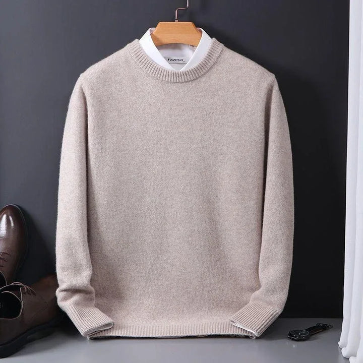 "Elegante kasjmier trui in diverse kleuren, zachte luxe stof, ideaal voor stijl en comfort op koude dagen."