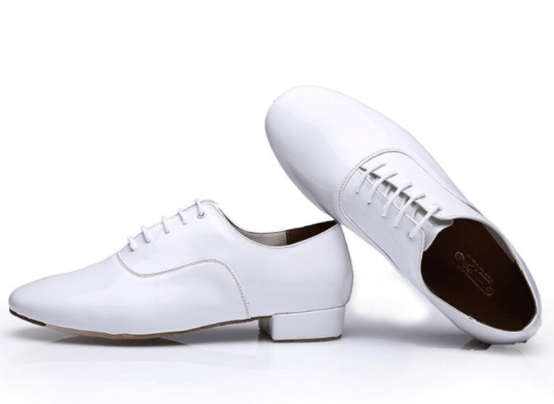 "Elegante leren Latin dansschoenen met zachte zool voor comfort, ideaal voor stijlvolle danssessies"