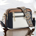 Beige met Zwart en Bruin