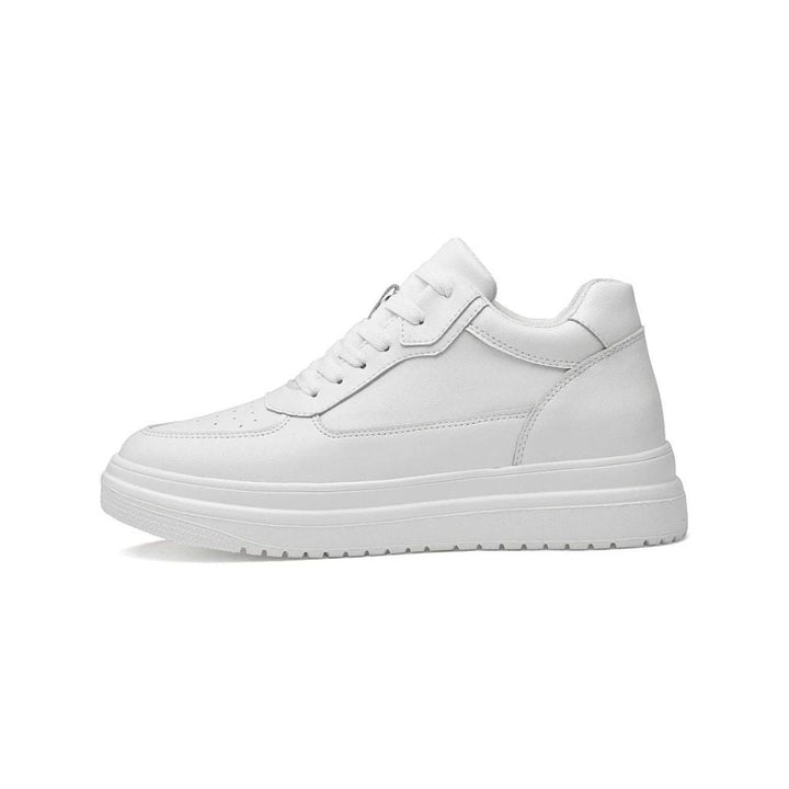 Stijlvolle zwarte verhoogde heren sneakers, bieden comfort en een boost in lengte voor elke outfit.