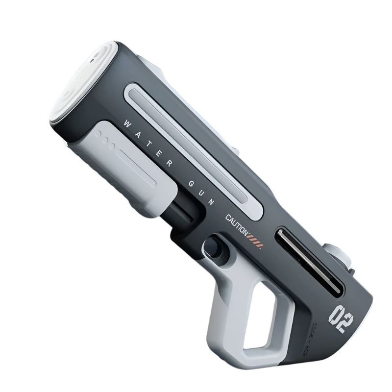 "Elektrisch waterpistool Hydro Force in wit of grijs met krachtig reservoir en optie LED-verlichting, veilig vanaf 5 jaar"