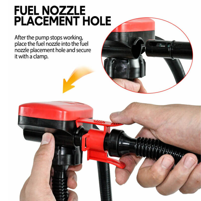 Multifunctionele elektrische pomp: inzetbaar als dieselpomp, benzinepomp en oliepomp voor voertuigen.