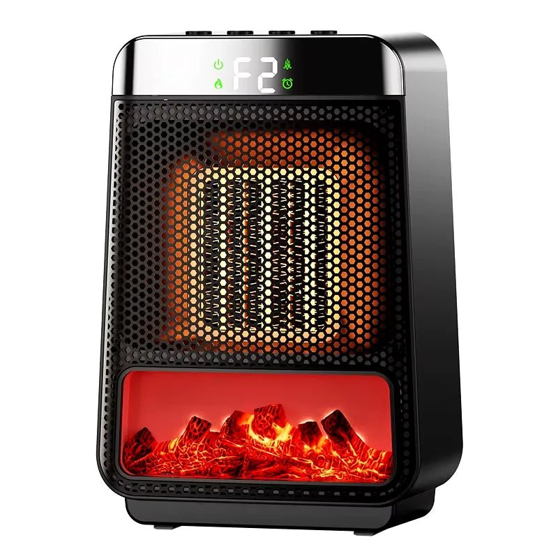 Energiezuinige elektrische kachel voor snelle verwarming van grote ruimtes. Modern design met thermostaat.