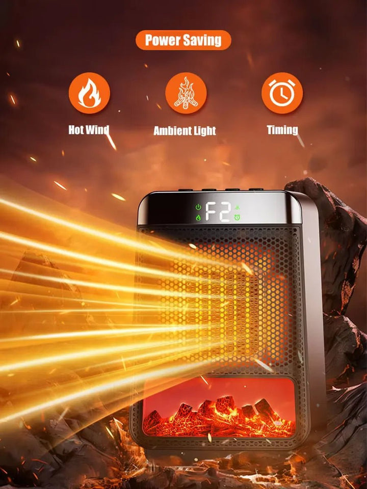 Elektrische kachel met thermostaat voor directe, snelle warmte. Energiezuinige verwarming voor huis of kantoor.