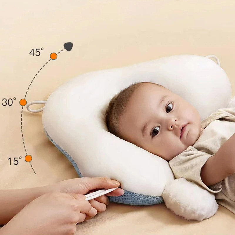 Aanpasbaar ergonomisch babykussen voor veilig en comfortabel slapen, ideaal voor pasgeborenen.