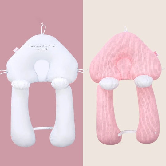 Comfortabel en veilig baby slaapkussen, ergonomisch ontworpen voor pasgeborenen.