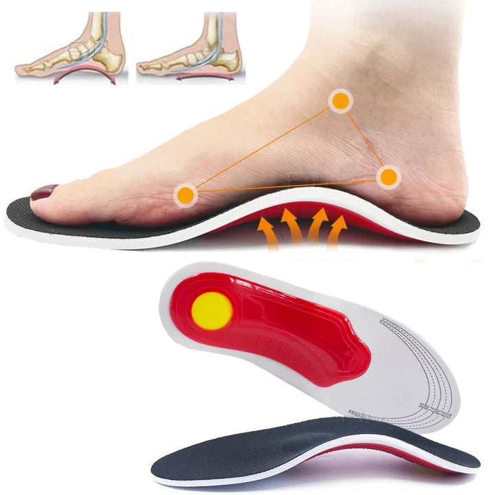 Ergonomische 3D inlegzolen voor voetpijnverlichting en optimaal comfort. Bieden stevige ondersteuning voor dagelijks gebruik.