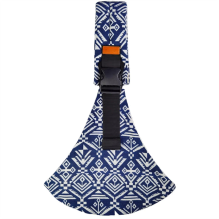 "Ergonomische baby draagzak in zwart met aanpasbare banden, ademend materiaal voor comfortabel dragen van je kind."