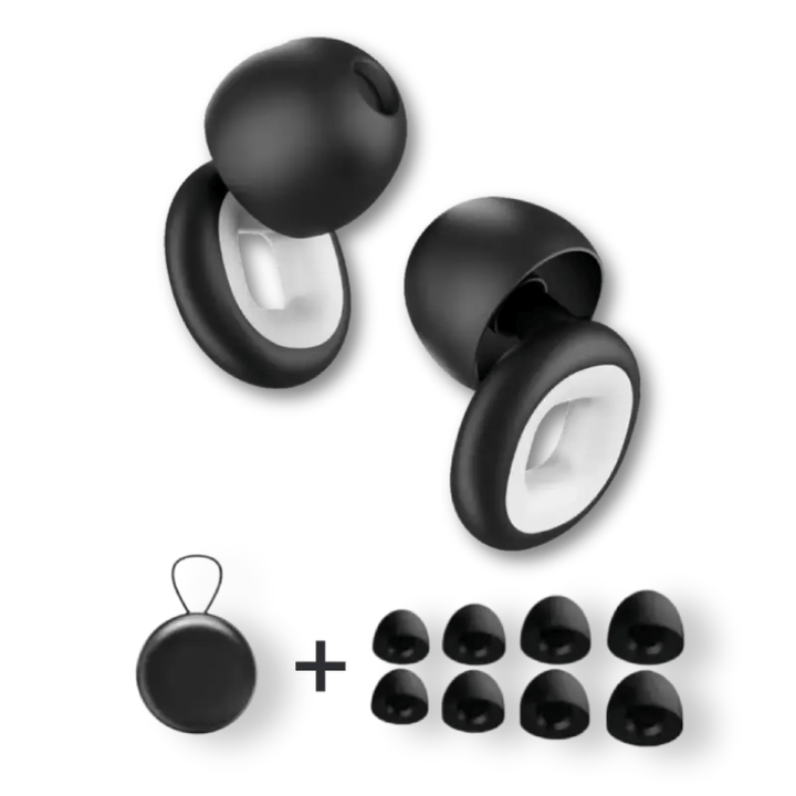 Ergonomische, geluidsdempende oordopjes voor slaap en reizen, ontworpen voor ultiem comfort en stilte.