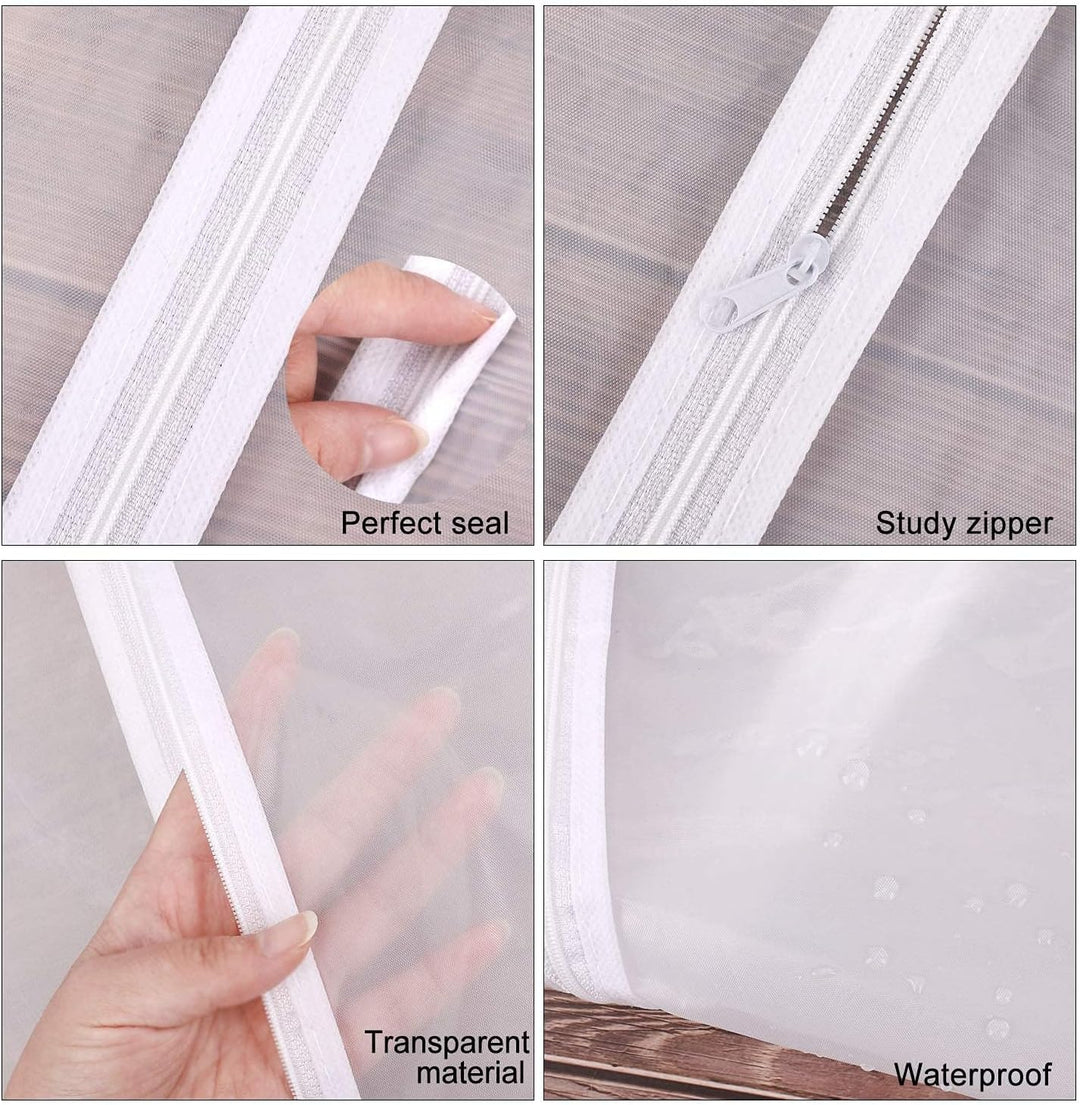 Beschermhoes voor galajurken en gewaden, extra lang (180 cm) en stevig.