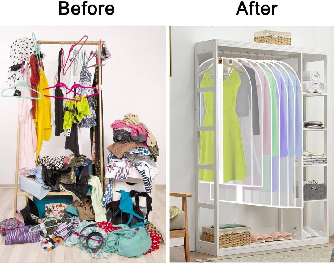 Lange reistas voor formele kleding, 180 cm, met handige rits.