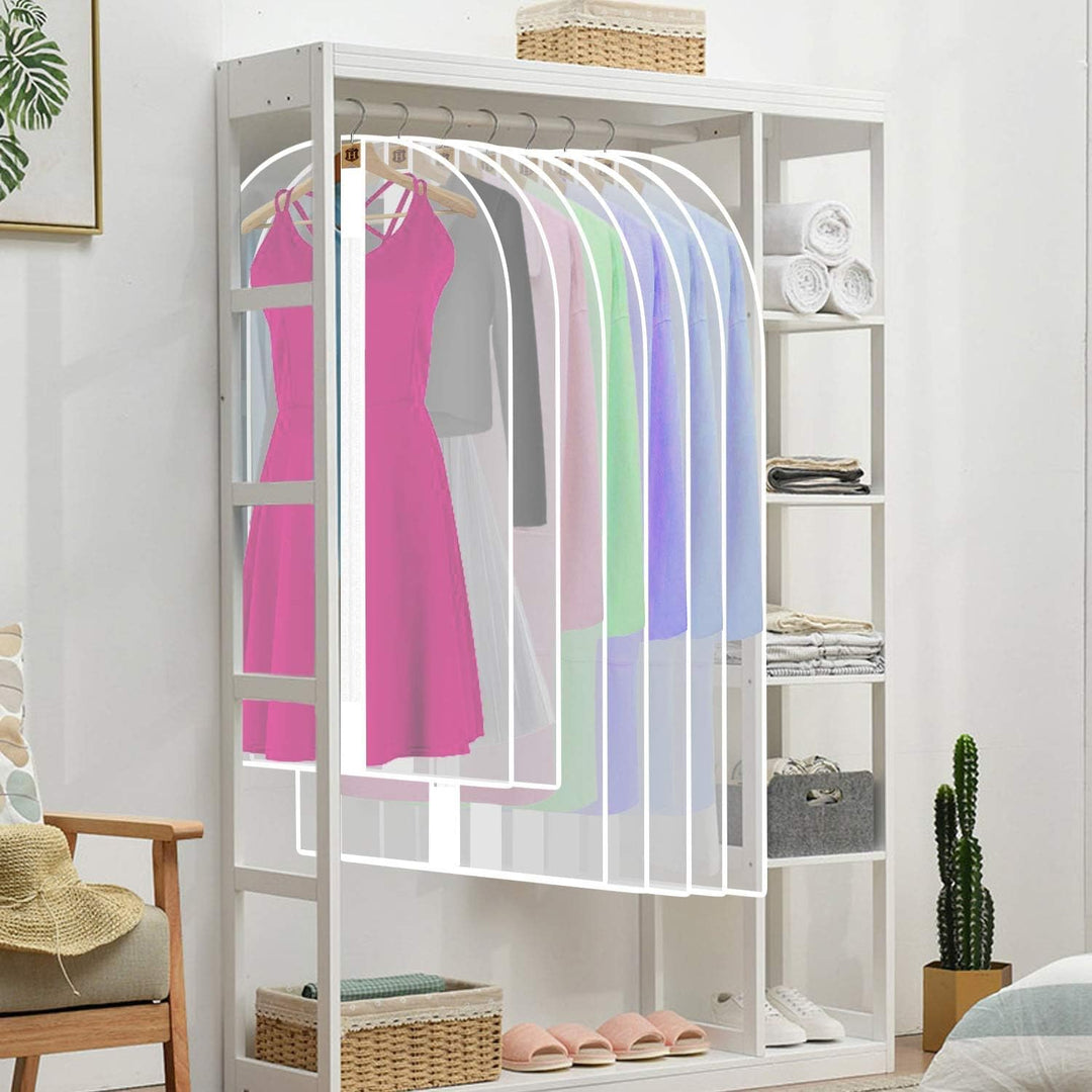 180 cm kledingbeschermhoes met handvatten voor jurken en kostuums.