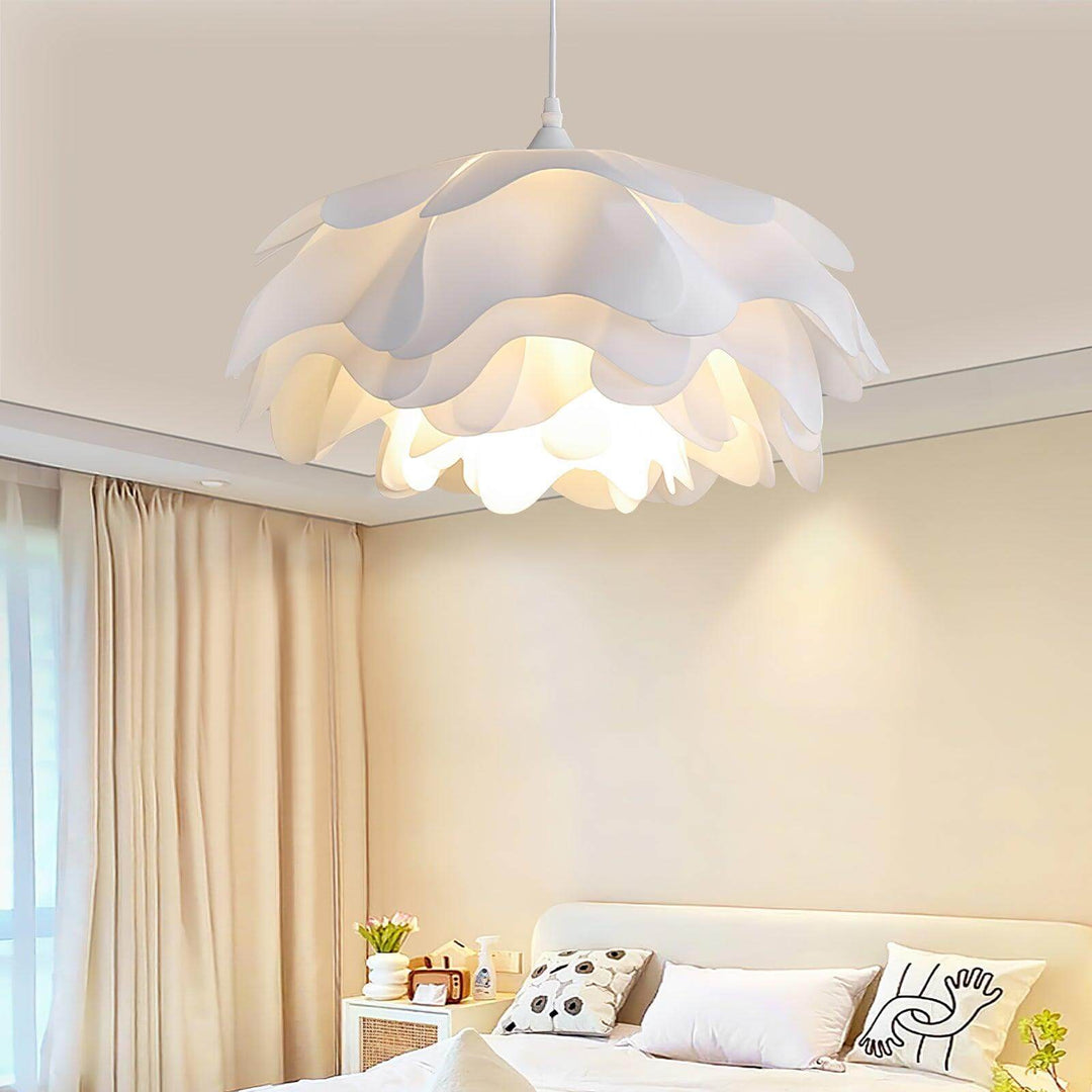 Bloemvormige Hanglamp - Witte Hanglamp