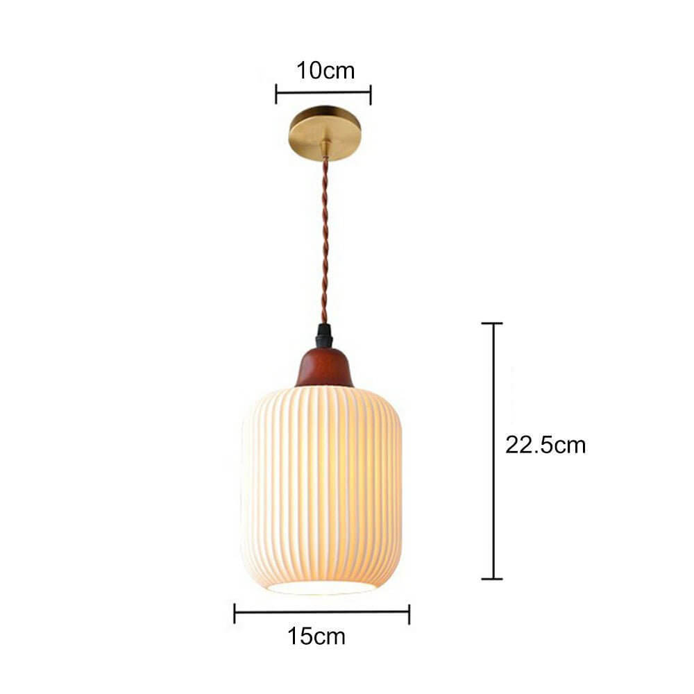Stijlvolle Keramische Hanglamp - Rustiek Design
