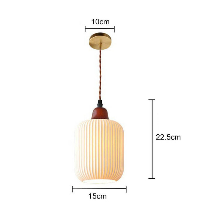 Stijlvolle Keramische Hanglamp - Rustiek Design