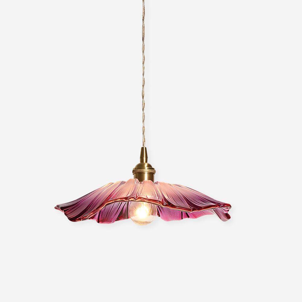 Hanglamp Glas Bloem - Retro Design Verlichting
