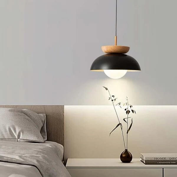 Scandinavische Hanglamp - Houtdesign