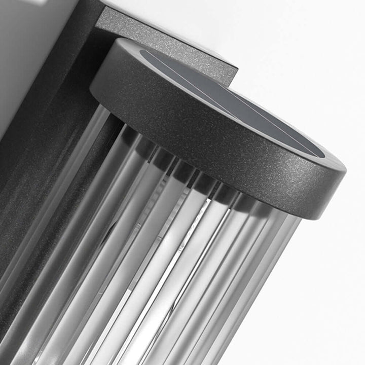 Moderne Buitenlamp Cilindrisch Metaal & Glas