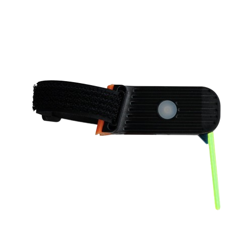 Verpakking van USB oplaadbaar LED fietsachterlicht, met features zoals fietsveiligheid en duurzaamheid.