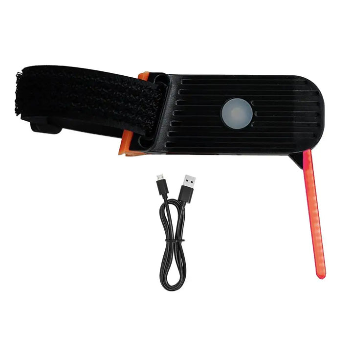 Collectie van kleurrijke LED fietsachterlichten, USB oplaadbaar, voor persoonlijke en veilige fietsritten.