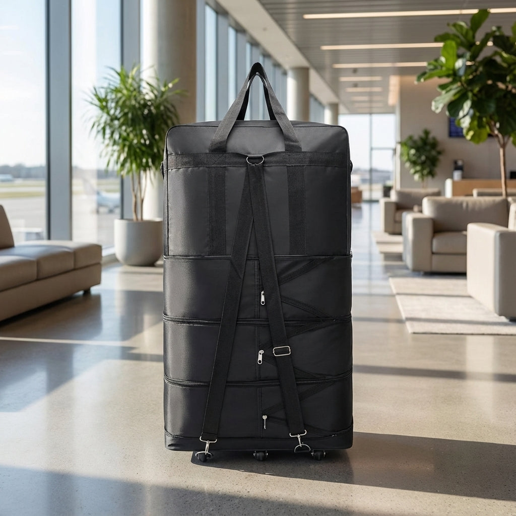 Flexibele ExpandRoll reistas, uitbreidbaar en vouwbaar voor alle reisbehoeften. Ideaal als handbagage of ruimbagage.