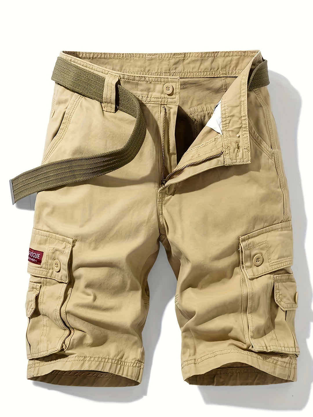 Praktische heren cargo shorts met ruime zakken, perfect voor buitenactiviteiten en comfort.