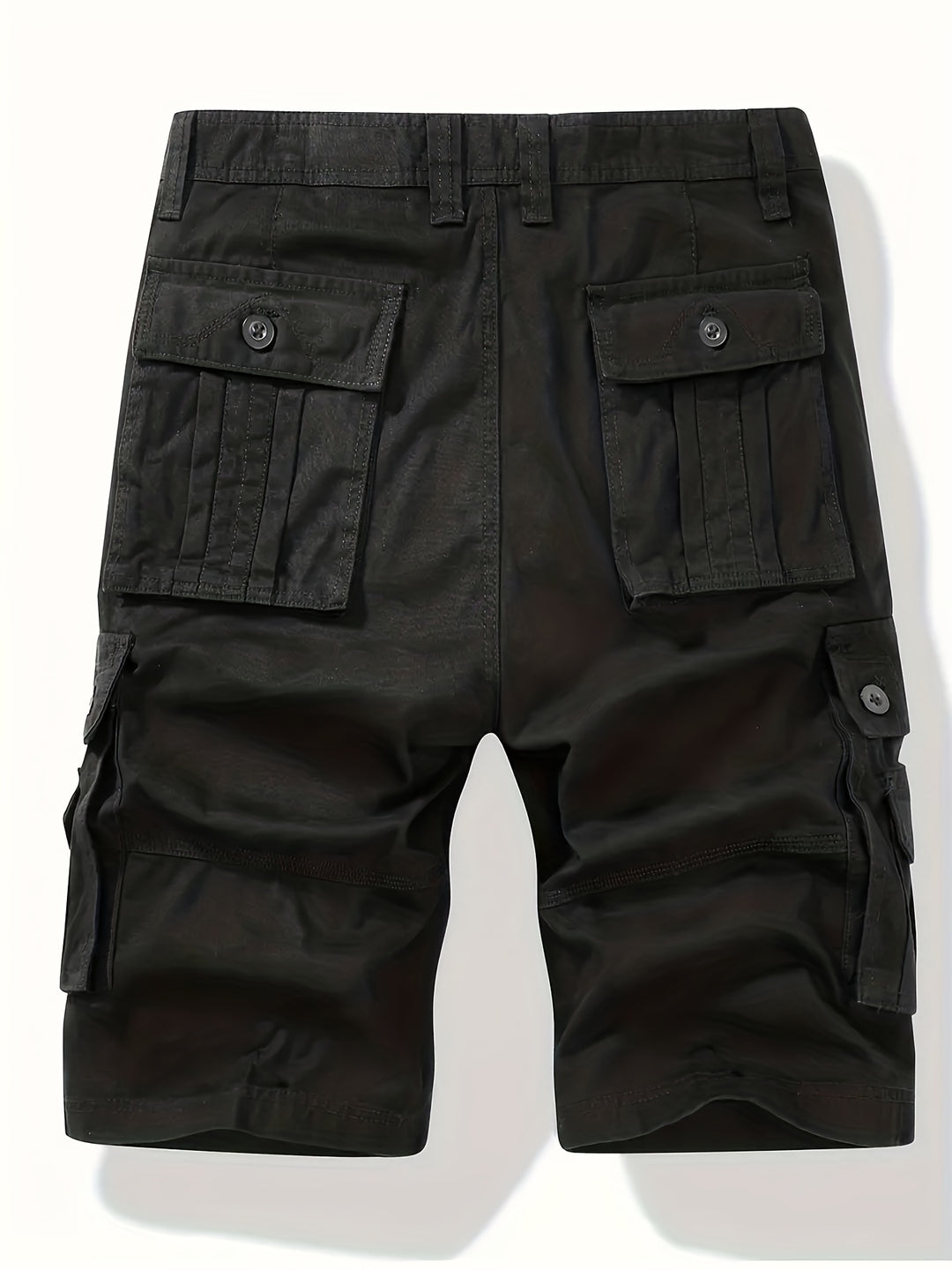 Casual heren cargo shorts met praktische opbergzakken, ideaal voor een ontspannen zomerse stijl.