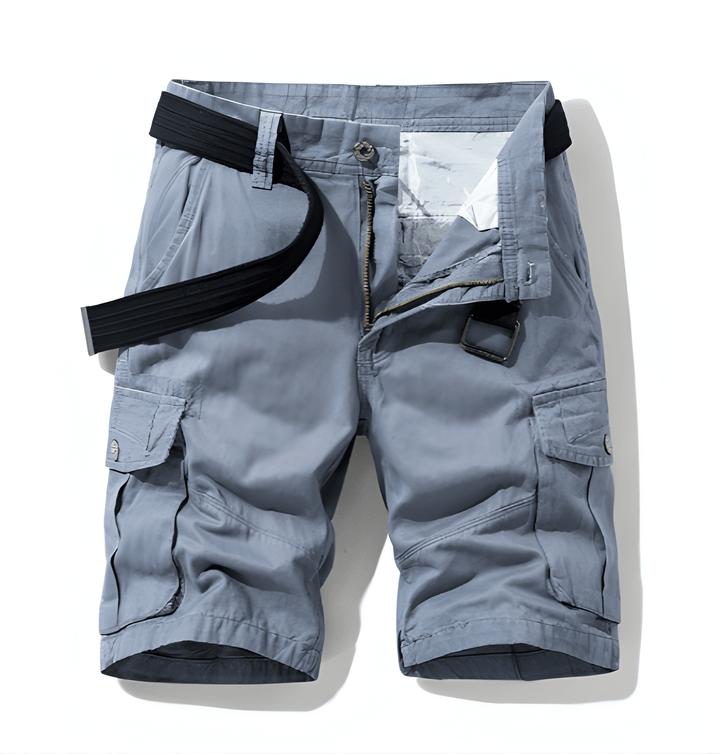 Heren cargo shorts met meerdere zakken, ideaal voor zomer en casual gebruik.
