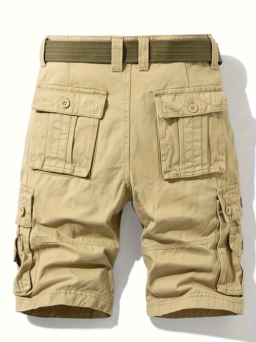 Comfortabele heren cargo shorts met functionele zakken, perfect voor casual zomerkleding.