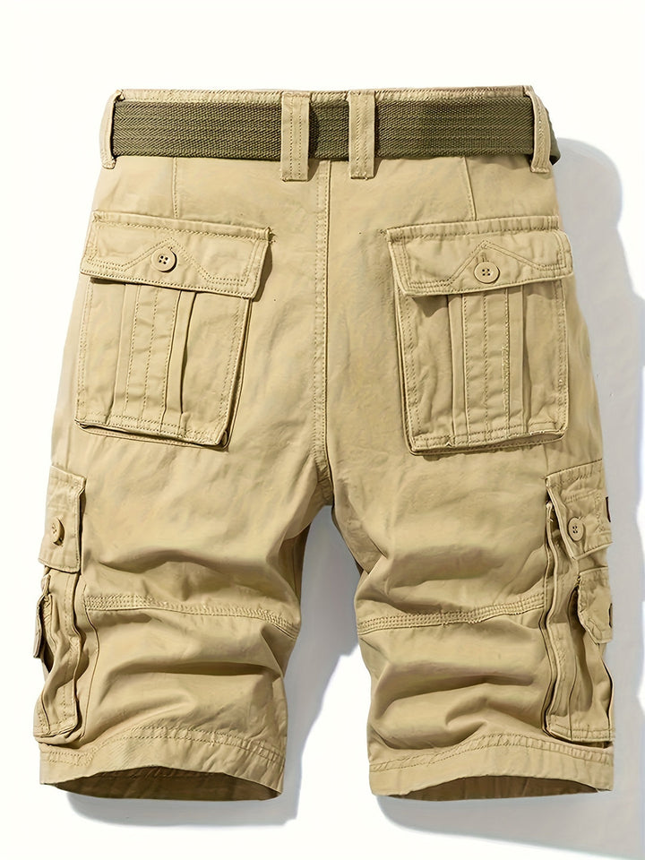 Comfortabele heren cargo shorts met functionele zakken, perfect voor casual zomerkleding.