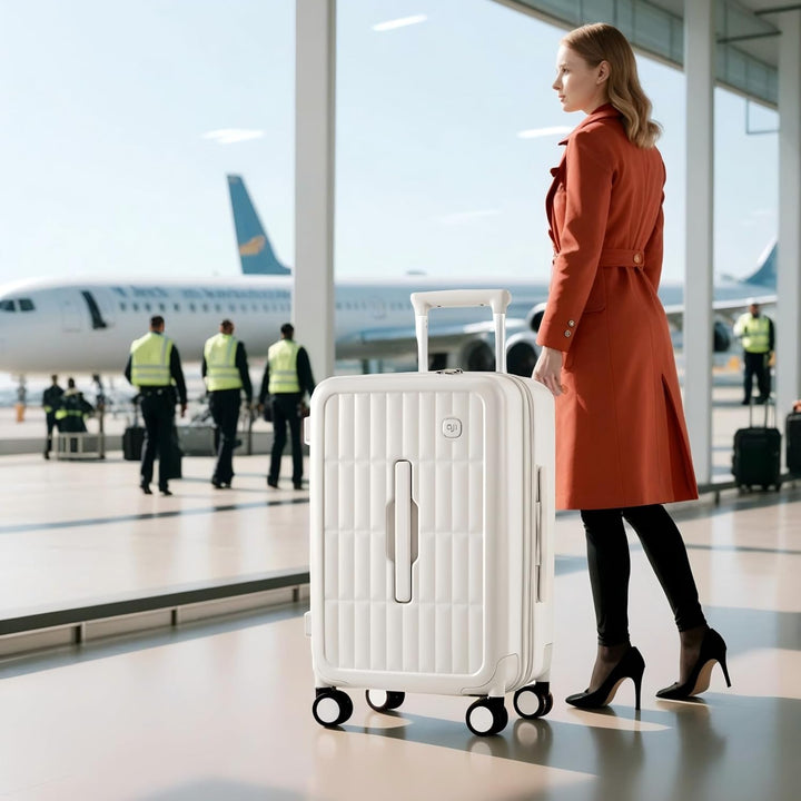 Beschermende harde gele koffer voor veilige transport van je waardevolle spullen, 26 inch.