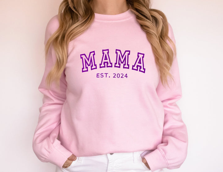 Comfortabele unisex sweater met persoonlijke familienamen, attent Moederdag geschenk.