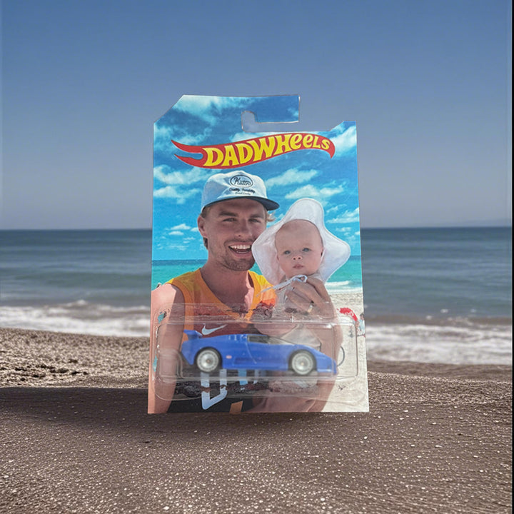 Geschenkdoos voor speelgoedauto, personaliseerbaar met foto; een uniek en blijvend cadeau.