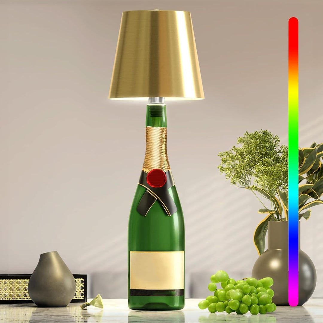 GlowLuxe touch bediende LED lamp, dimbaar en draagbaar, voor een optimale lichtervaring.