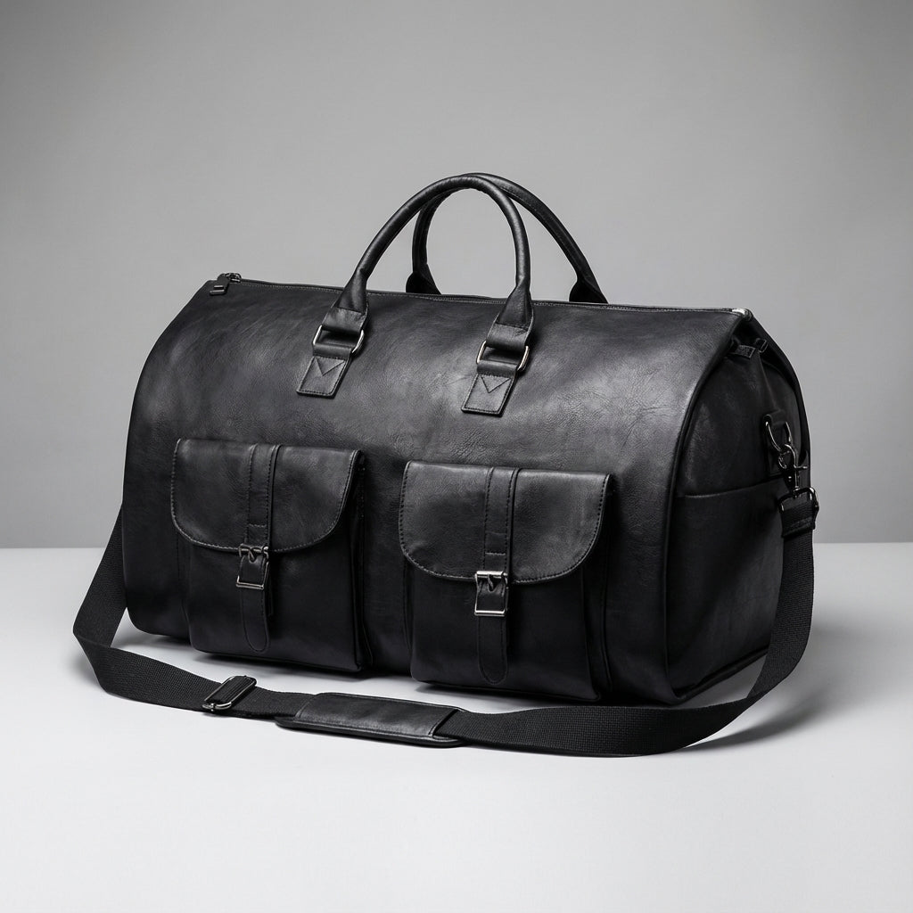 Compacte Carrylux weekender reistas met geïntegreerd schoenenvak. Handige en georganiseerde duffelbag voor korte trips.
