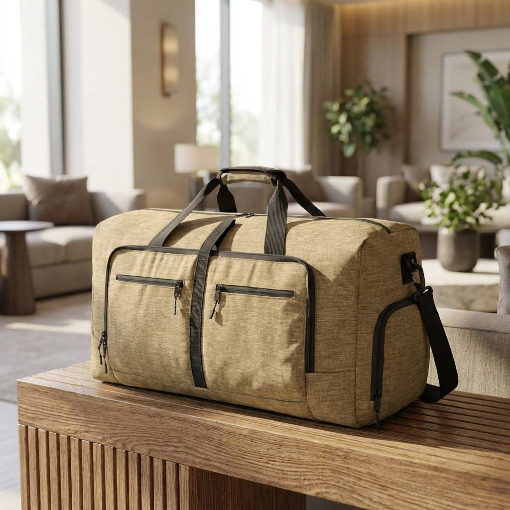 Grote opvouwbare reistas CarrySwiftly, ideaal voor reizen en sport. Waterdicht polyester duffelbag.