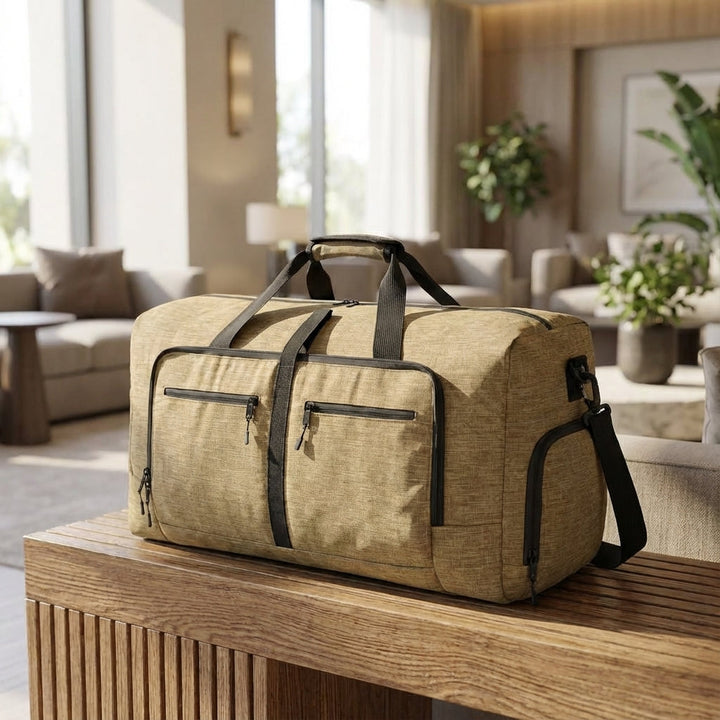 Grote opvouwbare reistas CarrySwiftly, ideaal voor reizen en sport. Waterdicht polyester duffelbag.